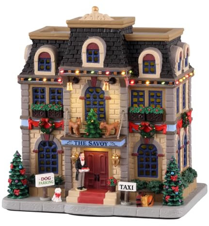 Lemax 15737-UK Caddington Village Lighted Building: Christmas at The Savoy