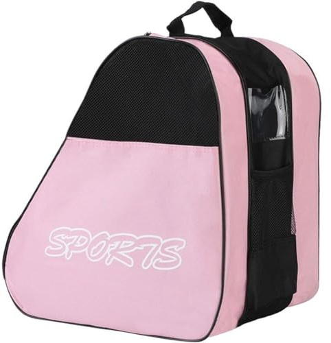 Tsffae Sac de Rangement de Chaussures de Patinage à roulettes, Sac à Dos de Voyage de Patinage sur Glace, Sangle d'épaule réglable, Sac de Patinage Artistique pour Adultes et Enfants