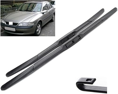Escobillas limpiaparabrisas Delanteras para Opel Vectra B 1995-2002 - Kit de Alto Rendimiento, Visibilidad Superior en Carretera, fácil instalación, Hojas Planas