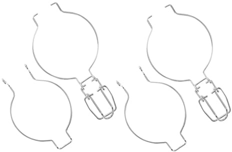 Ciieeo 2 morsetti in acciaio inossidabile per barattoli di conserve, clip di bloccaggio sigillate a molla per perdite accessori da cucina per barattoli di vetro