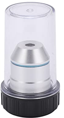 ZDETGU 1X Microscope Objective Lens - Achromatic Infinity-Corrected Low Power Lens with 20.2mm RMS Thread for Biological Microscopes - Enhanced Clarity and Wide Field View for Observation