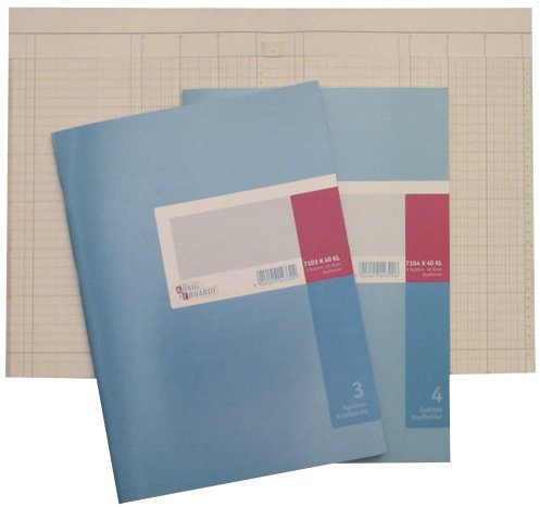 König & Ebhardt König und Ebhardt König & Ebhardt 8615411 Geschäftsbuch / Spaltenbuch (A5, mit festem Kopf, 1 Spalte, 80g/m²)