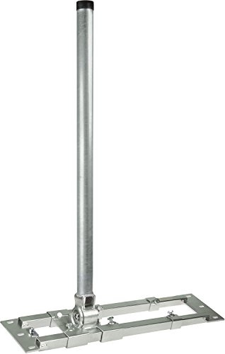 S48-130 Herkules Support d'antenne pour fixation toit avec chevrons et mât de 130 cm Acier
