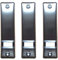 markiso® Rolladengurt Abdeckung aus Edelstahl, Rollladenblenden Montage ohne Gurtausbau, Gurtabdeckung 185mm, Gurtwicklerblende mit Schlitzsystem, 3 Sück