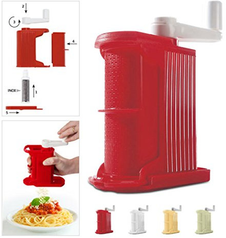 GRATTUGINO DA TAVOLA Grattugia rigamonti con manovella e rullo in acciaio