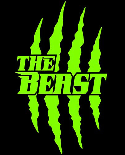 HR-WERBEDESIGN 2X Monster Kralle Sticker Aufkleber Motorrad Auto The Beast OEM Devil Tuning s