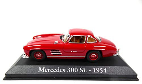 OPO 10 - Voiture 1/43 Compatible avec Mercedes-Benz 300 SL 1954 Couleur Bordeaux (RBA43)
