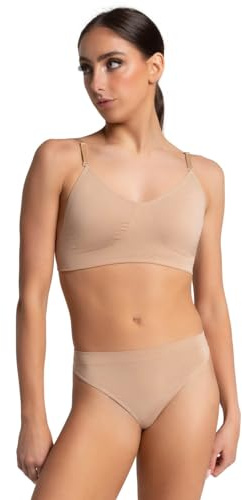 Capezio Soutien-Gorge Dos Transparent sans Couture Soutien-Gorge Femme (Lot de 1)