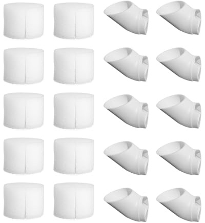 Mihauuke Kit de Tazas Hidropónicas,10 Piezas Copa De Torre De Plantación para Hidroponía De Plantas - de Cultivo Sin Suelo con Esponja y Cesta de PVC para Jardín Balcón Hogar