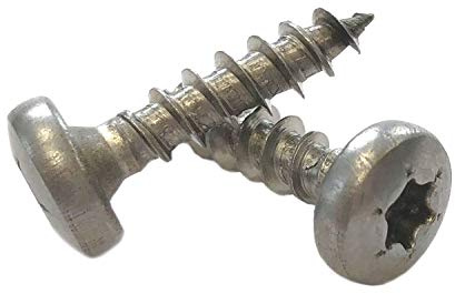 Panhead Schrauben Edelstahl 5x20 mm - 500 St. Vollgewinde Holzschrauben Torx A2
