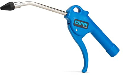 Capri Tools 21072 5-in Air Blow Gun with Rubber Tip, Blue