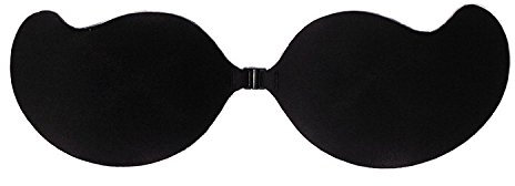 Boolavard Soutien-Gorge sans Bretelles adhésif Silicone - Noir - C