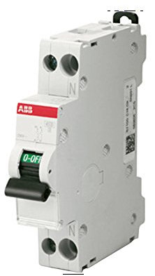 ABB Interruttore Automatico Magnetotermico 1P+N 4,5 Ka Curva C 1 Modulo Din SN201LC25 25 Ampere
