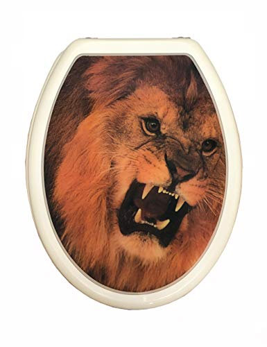 ADOB Löwe WC Sitz Klobrille Klodeckel Toilettendeckel, schwere Ausführung, 83258