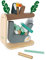 Janod - Balance-Spiel aus Holz Faultier - Geschicklichkeitsspiel - Fördert Feinmotorik und Konzentration - FSC-zertifiziert - ab 3 Jahren, J08046