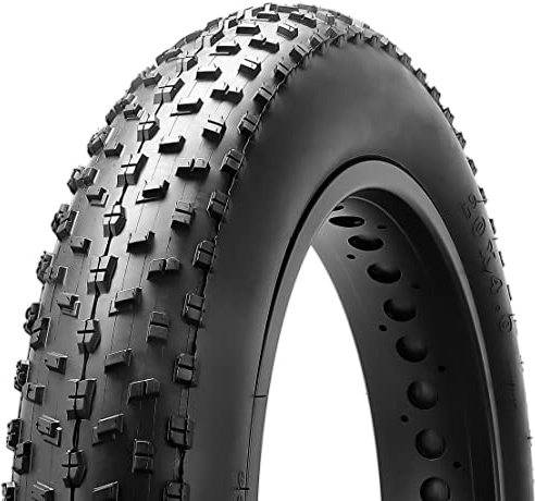 MOHEGIA 20x4.0 Inch Foldable Fat Bike Tire, High-Performance Foldable Replacement for E-Bike/MTB On-Road and Off-Road (1 Piece)