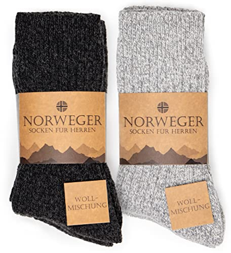 Occulto chaussettes chaudes homme 6 paires (Modèle: Finn) anthracite 39-42