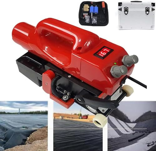 Tunnel Crawl Welding Machine,800W HDPE Geomembrane Liner Hot Wedge Welding Machine,Plastic Climbing Welding Machine for Tunnel Waterproof and Drainage Board