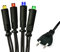 hellum mini LED-Lichterkette innen, 220V strombetrieben Lichterkette bunt 30er LED beleuchtete Länge 4,35m, Kabel grün Wohnzimmer Dekoration Weihnachtsbaum Stecker für Innen 563351
