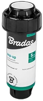 Bradas 5038 Arroseur escamotable Pop-up sans buse AG 3/8 Arroseur de Jardin 2/5 cm
