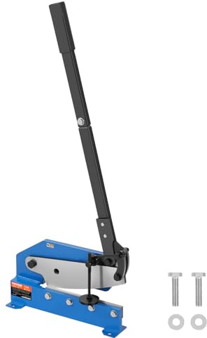 VEVOR Hand Plate Shear 12,Manual Metal Cutter Cutting Thickness1/4 Inch Max,Metal Steel Frame Snip Machine Benchtop 1/2 Inch Rod,for Shear Carbon Steel Plates and Bars