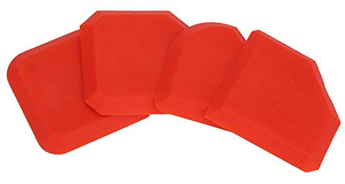 Dissolvant de Mastic en Silicone, Finisseur Plus Lisse, Nettoyeur de Grattoir, Kit D'outils de Calfeutrage pour Grattoir de Verre, Calfeutrage de Coulis, 4 Pièces