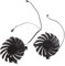 Ventola di raffreddamento per scheda grafica INNO3D RTX3070 LHR 8GB TWINX2 BlackGold Extreme Scheda Video Fan Cooler