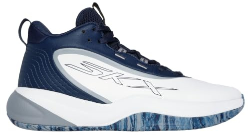 Skechers SKX League - Zapatillas de baloncesto para hombre, Azul marino, 45 EU