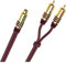 Oehlbach NF Y-Sub AD Y-Adapter Cinch (w) auf 2X Cinch (Subwoofer Cinch-Y-Adapterkabel, 2X Cinch-Stecker auf 1x Cinch-Buchse) 20 cm Bordeaux
