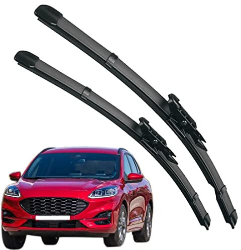 QHYTL Scheibenwischer Für Auto Scheiben Wiper Blades Für Kuga MK3 2019-2022 Wischerblatt Vorne Wischblätter Gummi Windshield Wipers 600mm+500mm fit Pinch-Tab Arme