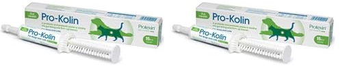 Protexin - Pro-Kolin for dogs and cats - Probiotic paste to support the gut 15ml + Syringe (Pack of 2)
