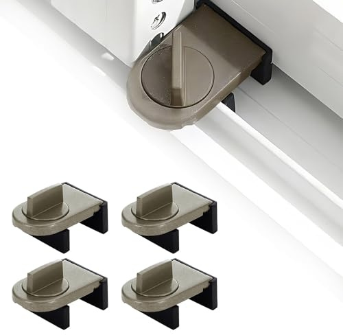 FEIHS 4 Cerradura de Ventana Corredera,para Puertas y Ventanas