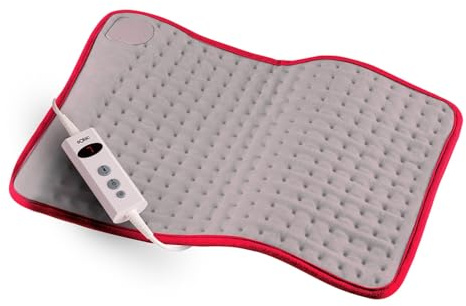 Solac – Bremen Digital + värmedyna | 48 x 34 cm | Ergonomisk | 10 temperaturinställningar | timer 9 positioner | automatisk avstängning | överhettningsskydd | maskintvättbar