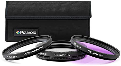 Set di 3 Filtri Ottici Polaroid da 40.5 mm (UV, CPL ed FLD)