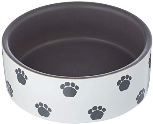 Nobby Hunde Keramiknapf PATA, creme / grau Ø12,0 X 4,5 cm, 1 Stück
