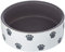 Nobby Hunde Keramiknapf PATA, creme / grau Ø12,0 X 4,5 cm, 1 Stück