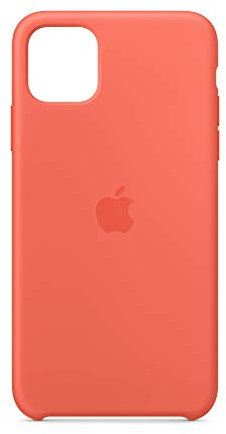 Apple Silicone Case (for iPhone 11 Pro Max) - Clementine (Orange)