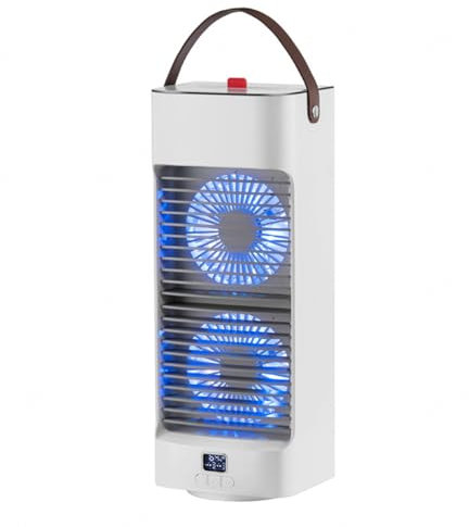BesBet Rinfrescatori d'Aria Altalena Automatica A Bassa Rumorosità Condizionatore Cubo Portatile Silenzioso Alta qualità Mini Raffreddatore d'Aria Ideale per Le Camere da Letto Dell'Home Office