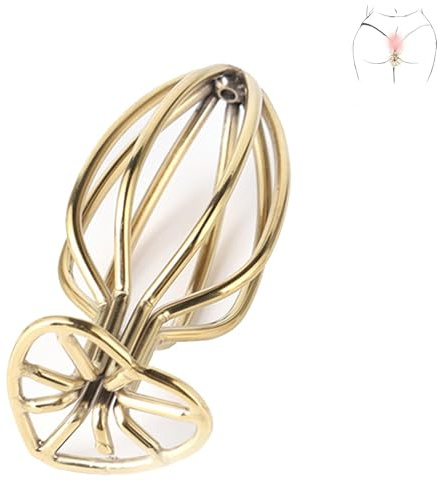Puresex Tappo Anale In Metallo a Forma Di Cuore Cavo Grande Tappo Anale Giocattoli Anali Tappo Anale In Metallo Tappo Anale Grande Gancio Anale Xxl Per Donne Giocattolo Sessuale Per La Prostata