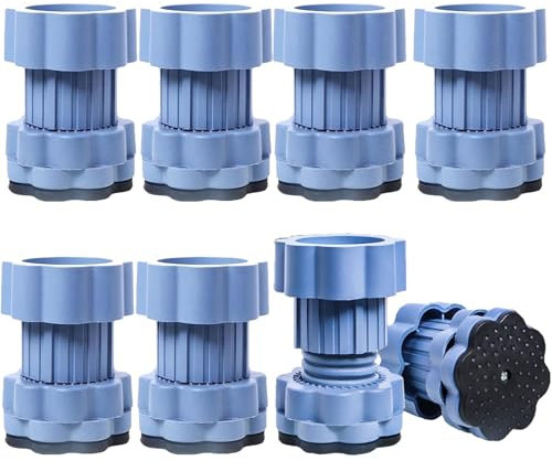 Coussin Rehausseur Universel Pour Base De Machine À Laver, Antidérapant Et Absorbant Les Chocs Pour Lave-linge Et Réfrigérateur, Résistant À L'humidité Et Silencieux (8pack)