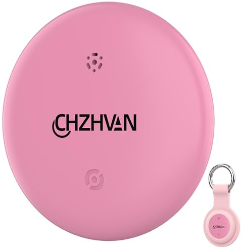 Android Traceur Tag,Google Tracker Fonctionne avec l’app Find Hub (Uniquement Android),Batterie Remplaçable,IP67 Imperméable,Bluetooth Localisateur pour Sacs,Bagages,Animaux et Sac à Dos,1 Rose