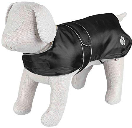Trixie 30515 Mantel Orléans, M: 45 cm, Hund, Nylon, schwarz