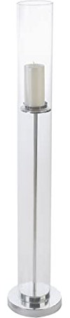Casablanca Bodenleuchter - Windlichte - Kerzenhalter XXL Emporio Silber Höhe 108cm
