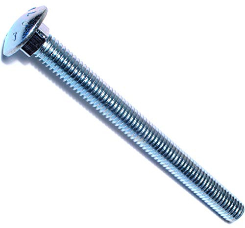 Hard-to-Find Fastener 014973231637 Carriage Bolts, 7/16-14 x 5, Piece-25, zinc