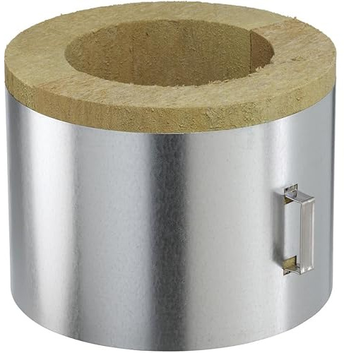 Conduit poujoulat Interieur INOX/galva Coquille Isolante (Plafond) Plafond dn 180/230