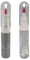 LudwigLacke Lackstift Set mit Nadel+Pinsel im Farbton Starsilber III 157 passend für Opel 24ml