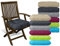 npluseins Sitzkissen - Kissen wetterfest und wasserdicht - Premium Sitzpolster - Sitzunterlage für Garten Terrasse Balkon 1572.2264, Stuhlkissen (40 x 40 x 9 cm), anthrazit