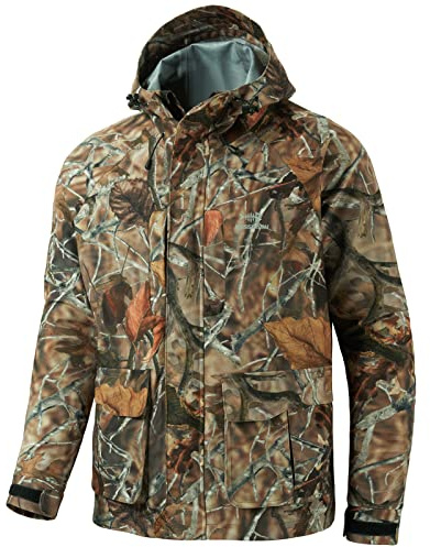BASSDASH Walker-LW Breathable Waterproof Fishing Hunting Wading Jackets with Silent Outer Fabric for Men Women in 7 Sizes