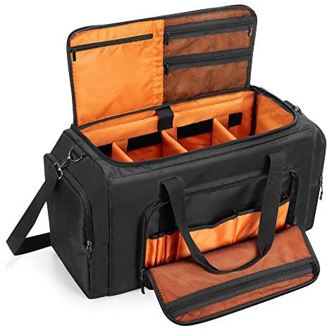 DSLEAF Sneaker Tasche & Sporttasche, Schuhtasche mit 3 verstellbaren Trennwänden für Kleidung und Laptop, Tasche für die Reise mit Schultergurt