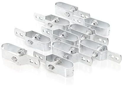 Tendifilo Toboli zincato Set da 10 Tenditori per recinti, recinzioni a maglie, reti da giardino